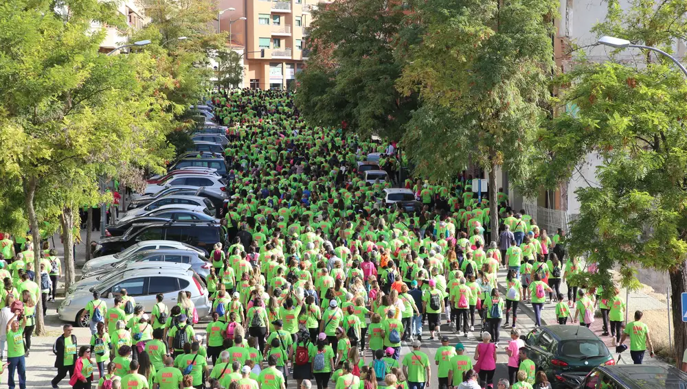 Celebración de la XIV Carrera 'Mucho por vivir', organizada por la AECC de Zamora y que tiene como principal patrocinador a Iberdrola