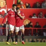 Cristiano Ronaldo se marchó muy enfadado cuando fue sustituido en el partido del Manchester United en la Premier