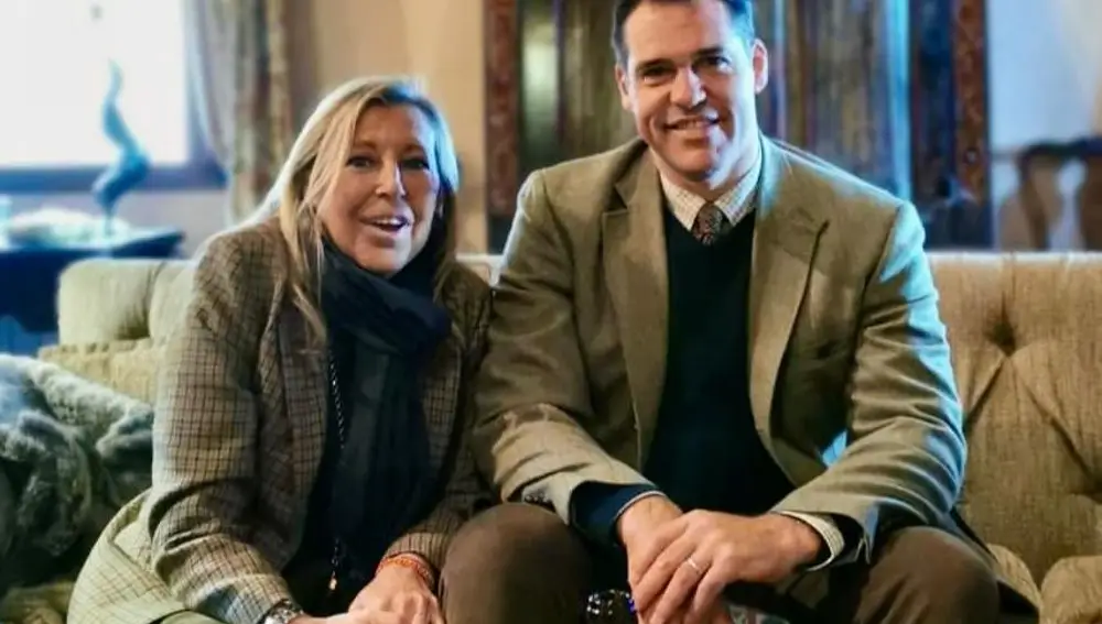 Sofía con su primo Luis Alfonso de Borbón