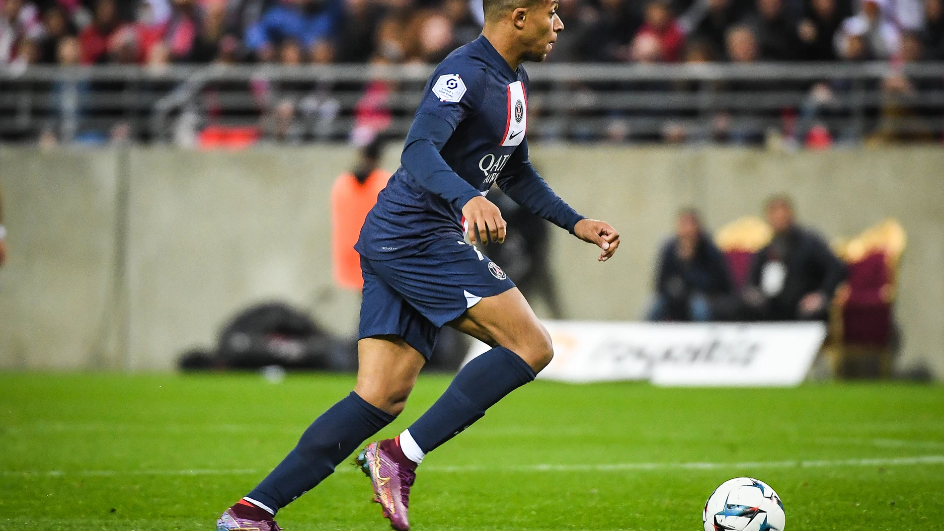 Kylian Mbappé durante su último partido