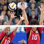 Cosme Prenafeta, con el número 10, en uno de sus 186 partidos con España