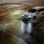 Fuerte tormenta de agua y granizo en la capital leonesa
