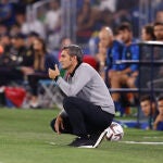 Ernesto Valverde, durante el partido que el Athletic Club jugó en Getafe