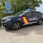 Coche patrulla de la Policía Nacional