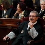 El presidente interino del Consejo General del Poder Judicial (CGPJ), Rafael Mozo, en el Tribunal Supremo