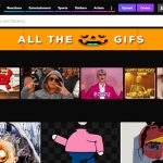 Web de Giphy, la biblioteca de gifs y herramienta para crearlos que Meta, entonces Facebook, compró en 2020 por 400 millones de dólares y ahora debe vender.