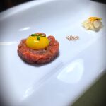 Uno de los platos de alta cocina del restaurante.