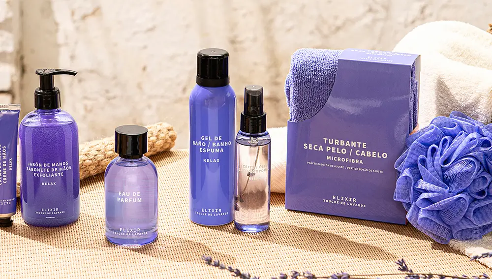 Productos de la colección Elixir Lavanda