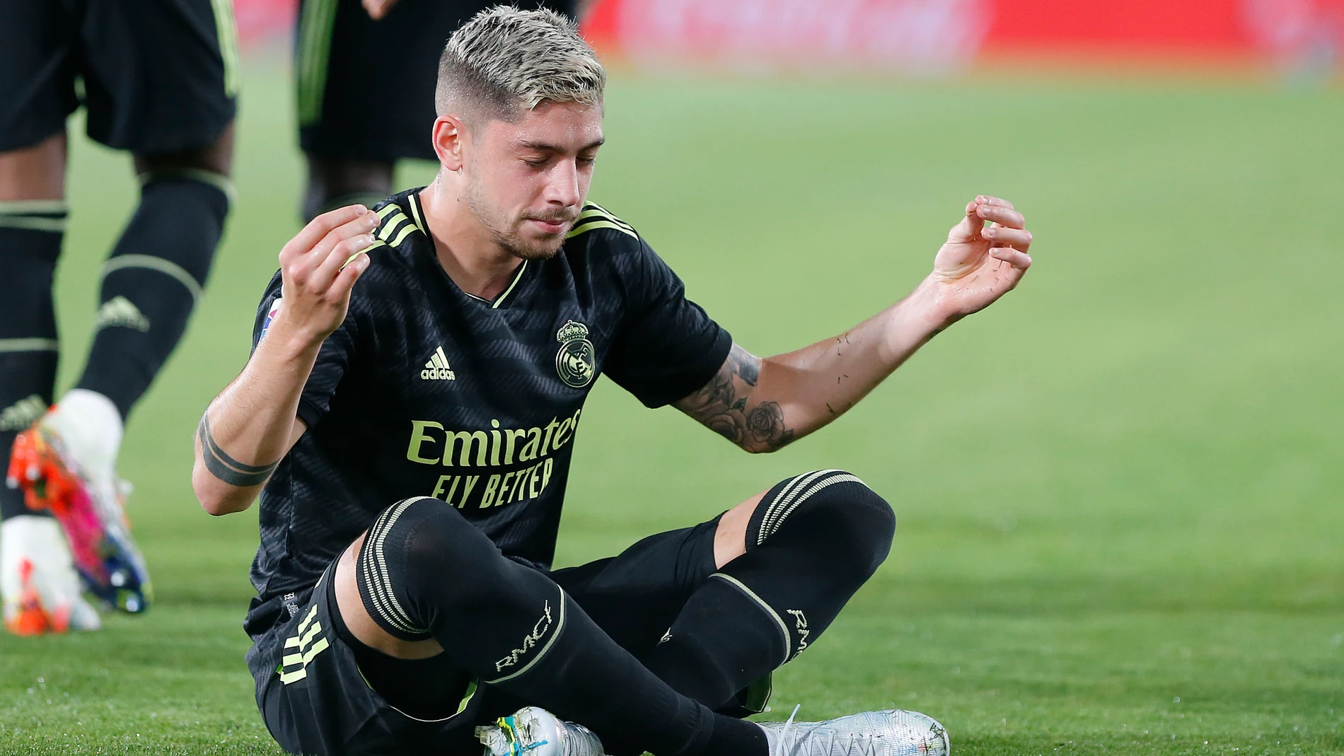 Fede Valverde celebra uno de los goles que ha marcado esta temporada