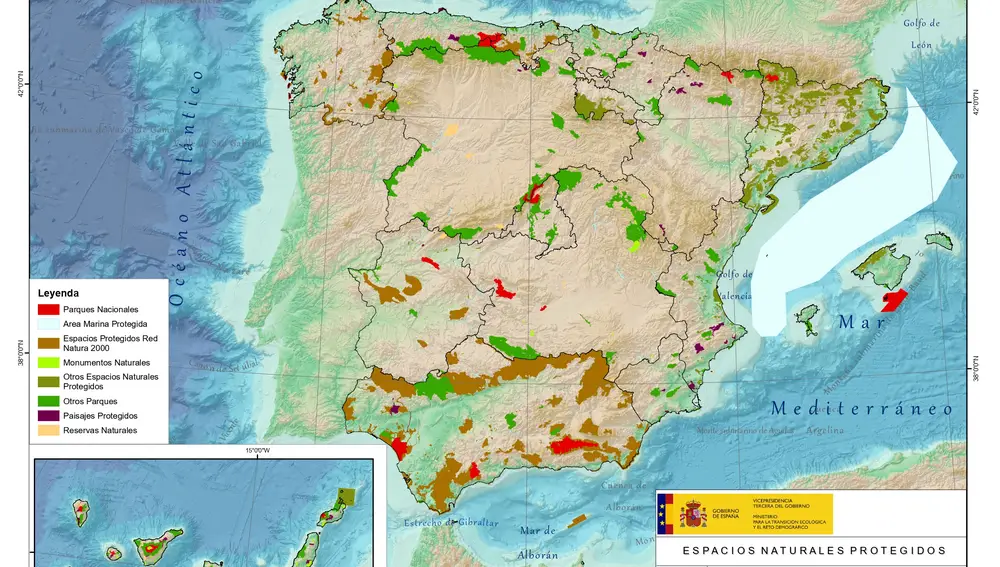 Espacios naturales protegidos en España