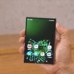La pantalla enrollable de Motorola.