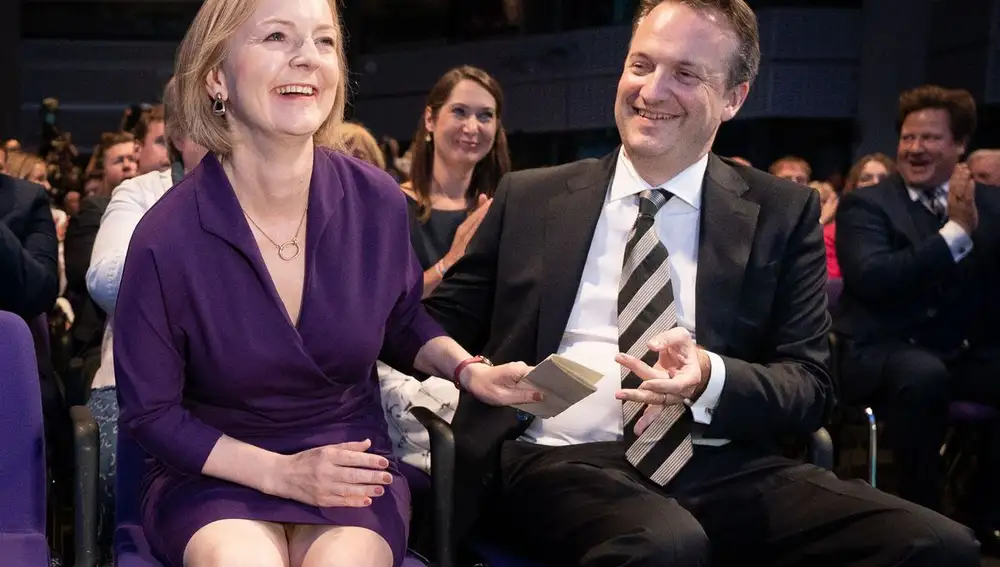 Lis Truzz y su marido, Hugh O'Leary