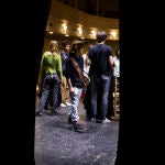 Ensayo de "Don Juan Tenorio" por parte de los alumnos del Instituto Bousoño de Majadahonda.