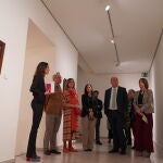 El presidente de la Diputación de Segovia, Miguel Ángel de Vicente, inaugura la exposición