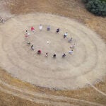 Uno de los retiros de ayuno que Ayunarte realiza en Casas Benali, en la provincia de Valencia