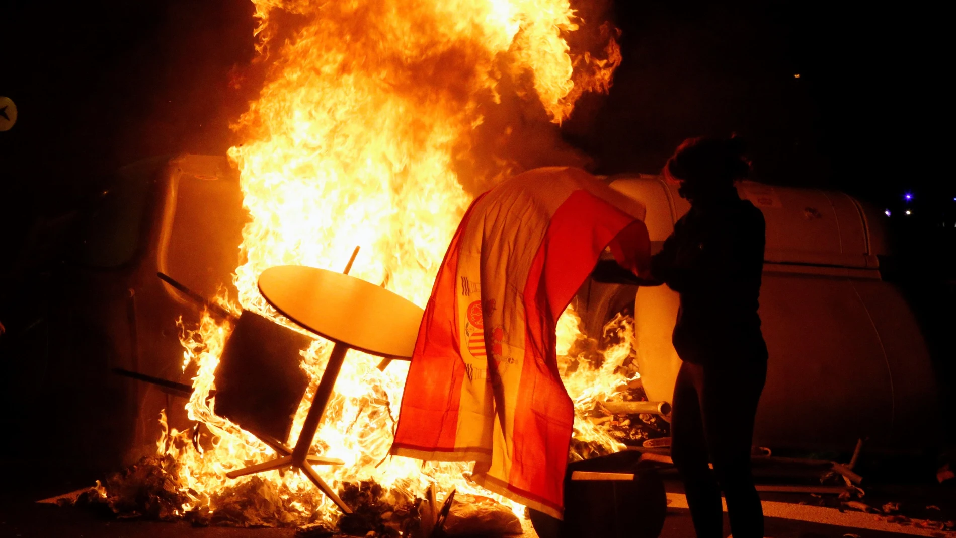 Disturbios en Barcelona provocados por los CDR en octubre de 2019 en respuesta a la sentencia del "procés"