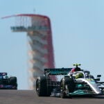 Lewis Hamilton y Fernando Alonso en el Gran Premio de Estados de F1