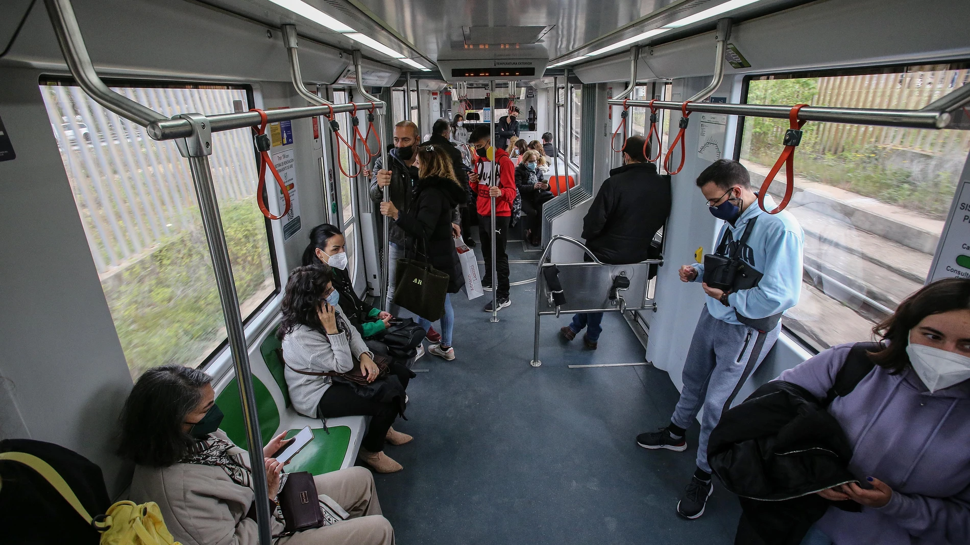 Interior del Metro de Sevilla. JUNTA DE ANDALUCIA