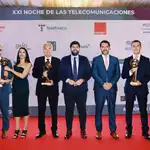 El jefe del Ejecutivo regional, Fernando López Miras, en la XXI Noche de las TelecomunicacionesCARM22/10/2022