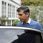 Rishi Sunak abandona su casa en Londres, ayer