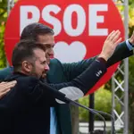 Luis Tudanca junto a Pedro Sánchez cuando había sintonía entre ambos