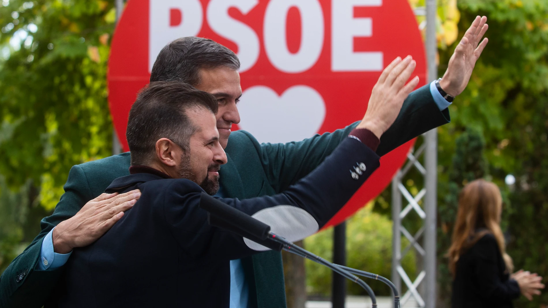 Luis Tudanca junto a Pedro Sánchez cuando había sintonía entre ambos