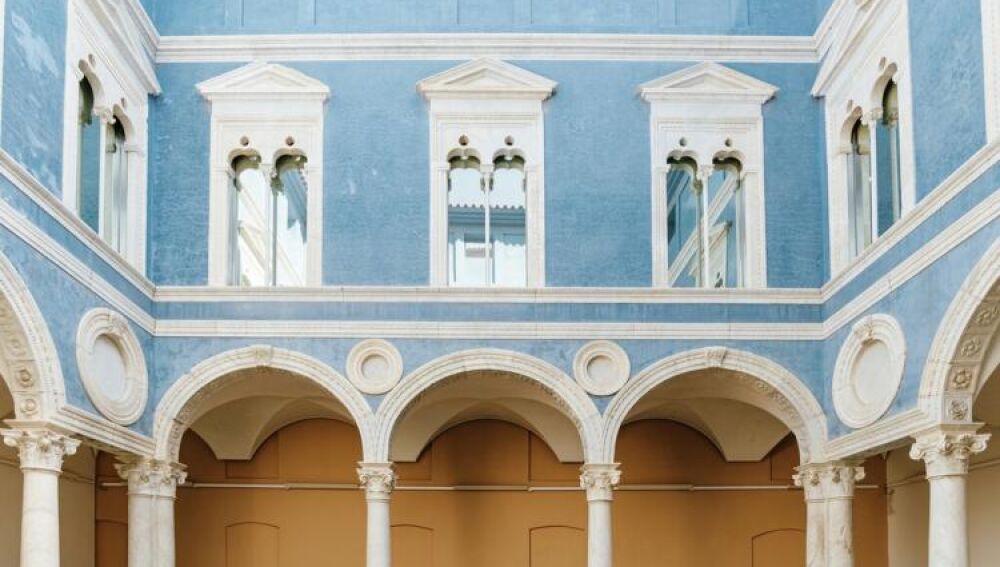 El patio del embajador Vich fue una de las primeras obras renacentistas en llegar a la Península