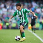 Juan Cruz con el Real Betis.