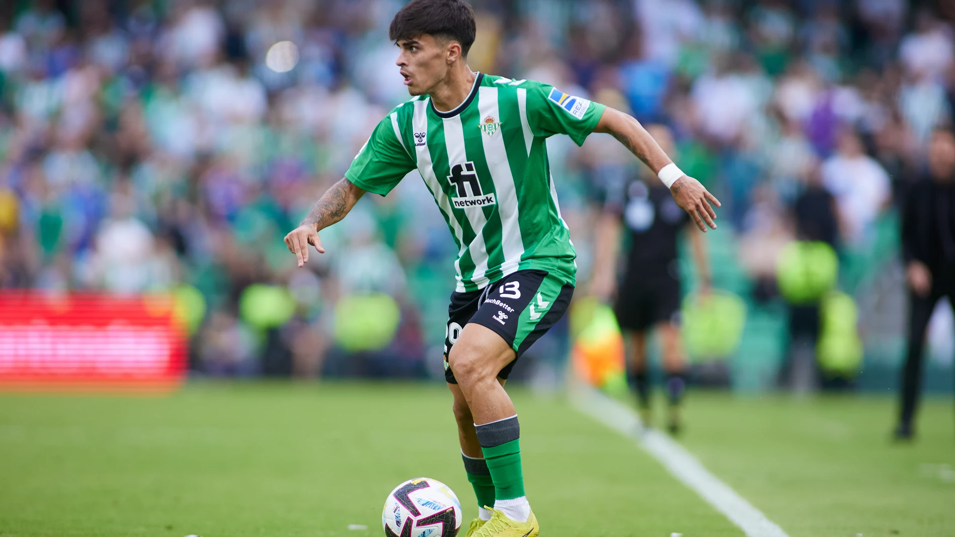 Juan Cruz con el Real Betis.