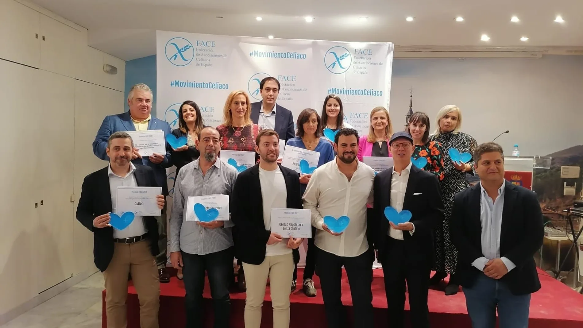 Entrega de premios de los premios FACE 2021