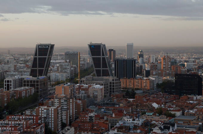 Cielos nubosos en Madrid