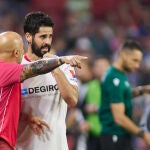 Jorge Sampaoli e Isco, adalides del "amateurismo". AFP7