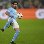 Ilkay Gündogan con el Manchester City.