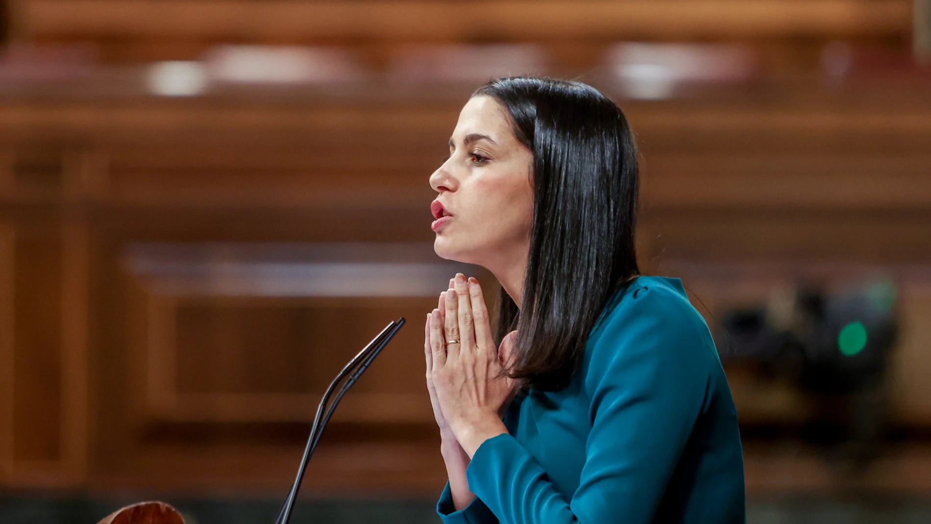 La líder de Ciudadanos, Inés Arrimadas. Ricardo Rubio / Europa Press