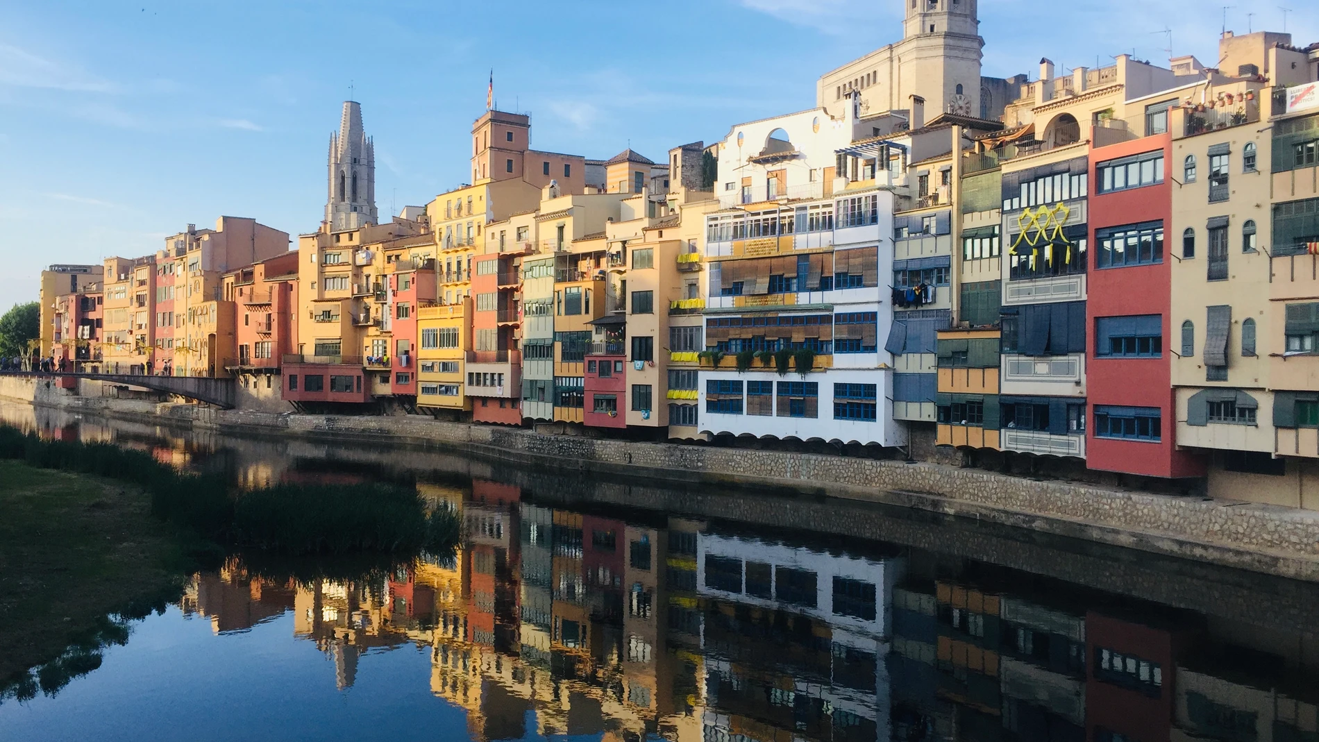 Las Cases de l´Onyar constituyen una de las imágenes más emblemáticas de la ciudad de Gerona