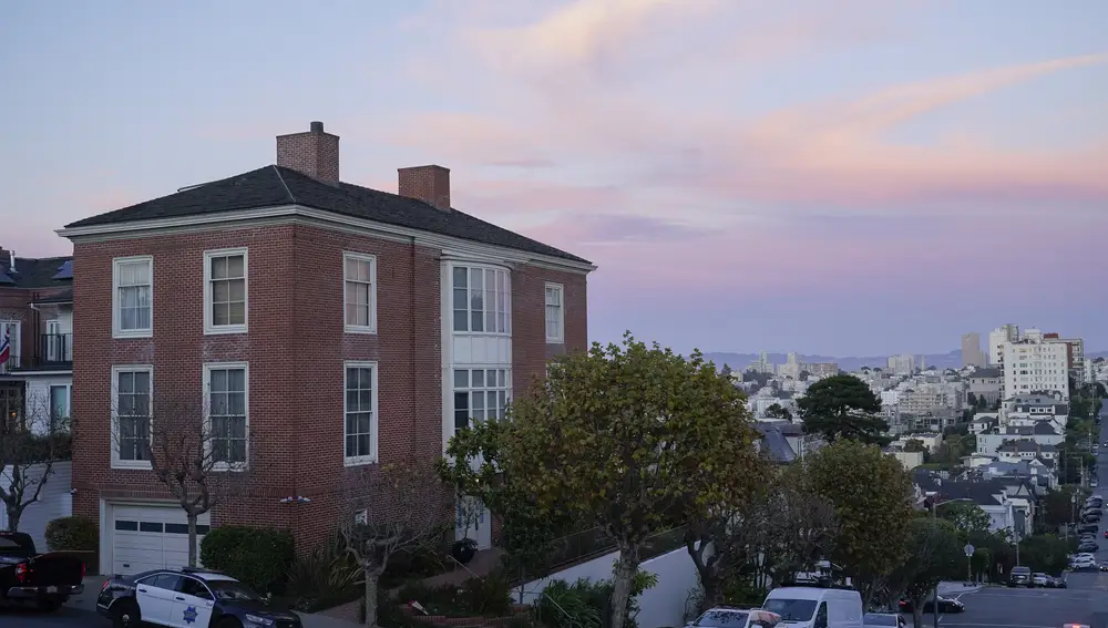 La casa de los Pelosi donde se produjo el ataque