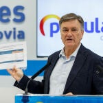 El secretario general del Partido Popular de Castilla y León, Francisco Vázquez, valora el Proyecto de Presupuestos de la Junta para 2023