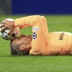 Griezmann, después de fallar una ocasión de gol ante el Oporto
