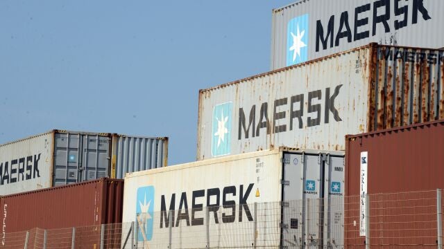 Contenedores de Moller-Maersk 