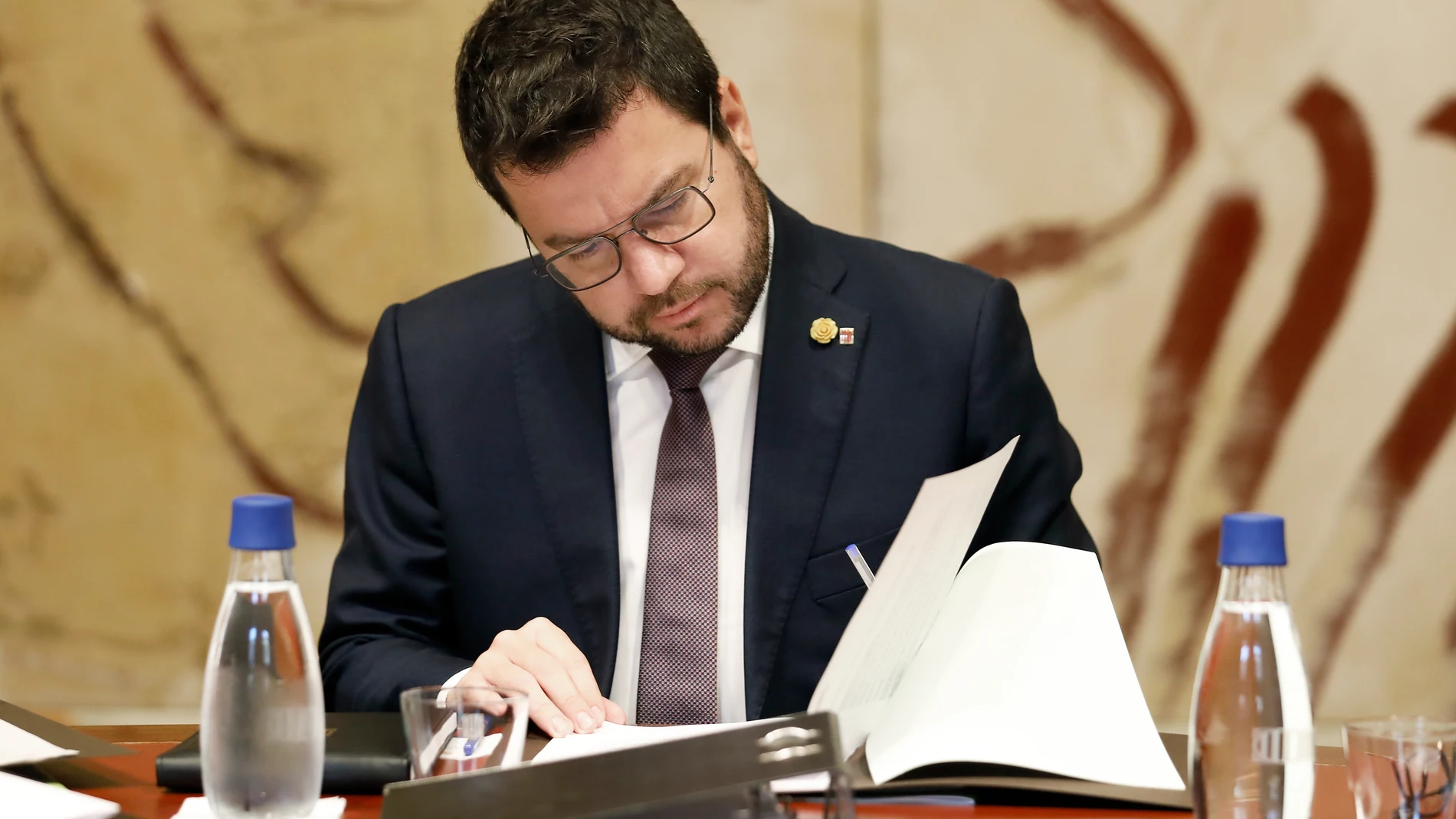 El presidente de la Generalitat, Pere Aragonès