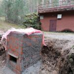 Estado en el que quedó la instalación tras ser destrozada