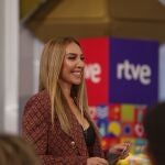 La cantante y presentadora Mónica Naranjo durante la presentación de Radio Televisión Española (RTVE) de los 18 artistas seleccionados para participar en el Benidorm Fest 2023