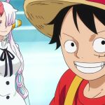 Luffy (dcha.) cede parte del protagonismo en esta nueva aventura de «One Piece» a la superestrella UTA, hija del pirata Shanks
