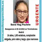 Niña desaparecida en Torrelodones