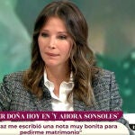 Esther Doña en 'Y ahora Sonsoles'
