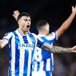 Diego Rico con la Real Sociedad.