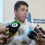 El presidente del PPCV y de la Diputación de Alicante, Carlos Mazón