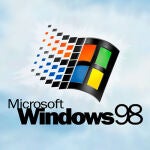 Pantalla de carga de Windows 98 en Emuos.