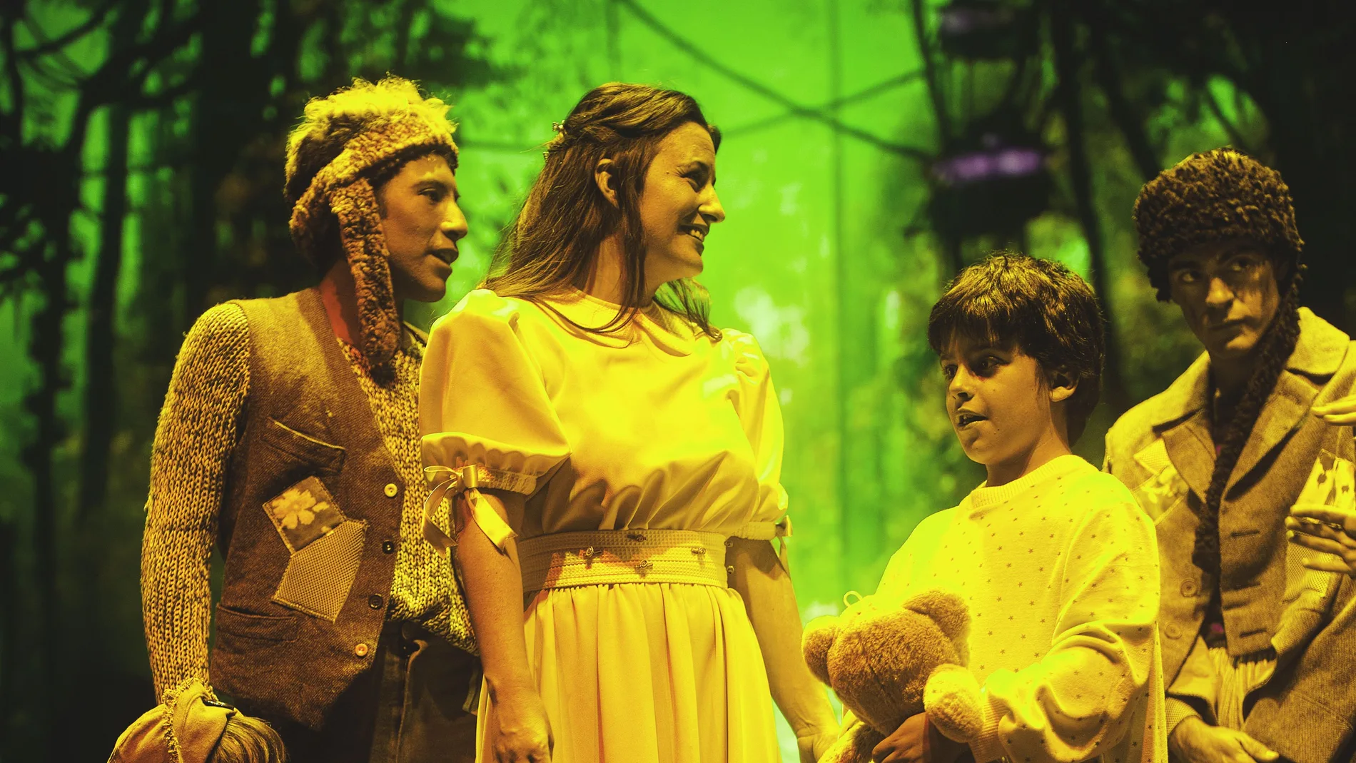 Wendy y los niños perdidos, en un momento del "Peter, el musical"