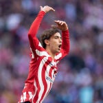 Joao Félix marcó el empate y pidió el apoyo de la afición del Metropolitano